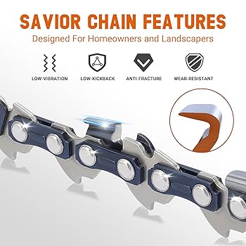 Amazon.com : Savior 14 Inch Chainsaw Bar and S50 Chain Combo